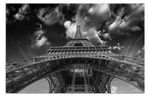 Obraz na plátne - Eiffelova veža - pohľad zdola 135ČA (120x80 cm)