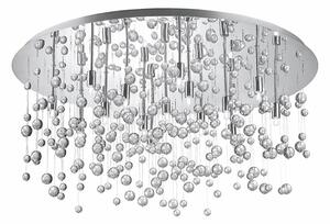 Ideal Lux - LED stropné svietidlo NEVE 15xG9/3W/230V pr. 80 cm lesklý chróm