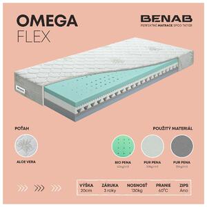 Penový matrac Benab Omega Flex 195x85 cm (T2/T3). Vlastná spoľahlivá doprava až k Vám domov. 763465
