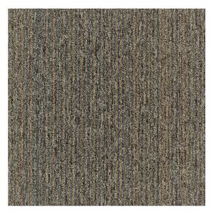 Tapibel , Kobercový štvorec Coral Lines 60309-50 hnedo-šedý 50 x 50 cm, chodba / predsieň
