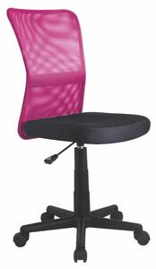 ADK Trade s.r.o. Detská sieťovaná stolička Dingo, ružová/čierna