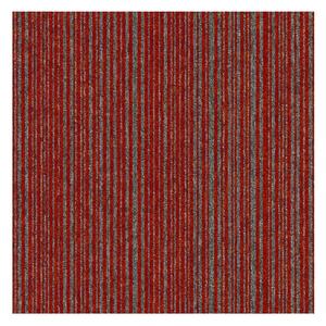 Tapibel , Kobercový štvorec Coral Lines 60380-50 červeno-šedý 50 x 50 cm, chodba / predsieň