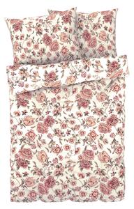 LIVARNO home Posteľná bielizeň z bavlny Renforcé, 240 x 220 cm, 70 x 90 cm (kvety/biela) (100354279)