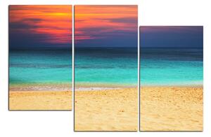 Obraz na plátne - More pri západe slnka 143D (150x100 cm)