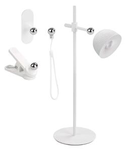 LED Stmievateľná nabíjacia stolná lampa magnetická 4v1 LED/4,2W/3,7V 4000K biela
