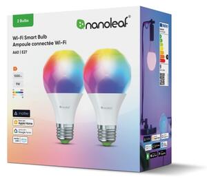 Nanoleaf N7501B02-2A60E-SADA 2x LED RGBW Stm. žiarovka A19 E27/9W/230V 2700-6500K