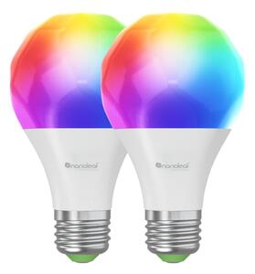 Nanoleaf N7501B02-2A60E-SADA 2x LED RGBW Stm. žiarovka A19 E27/9W/230V 2700-6500K