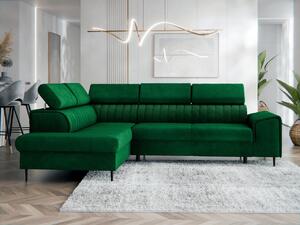 Mirjan24 Rohová sedacia súprava s funkciou spania Fosino, Dostupné poťahy: Magic Velvet 2225, Strana pohovky: ľavá Mirjan24 5903211417696