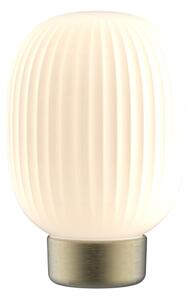 LED Stmievateľná dotyková stolná lampa LATTE LED/1,8W/5V USB 2000 mAh zlatá/biela