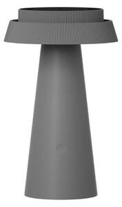 LED Solárna lampa MARAKESZ LED/3,7V USB 3600 mAh 1800/2700/3000K IP54 šedá