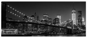 Obraz Brooklyn mosta v New Yorku (120x50 cm)