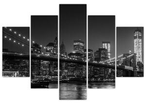 Obraz Brooklyn mosta v New Yorku (150x105 cm)