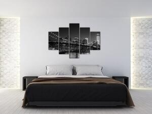 Obraz Brooklyn mosta v New Yorku (150x105 cm)