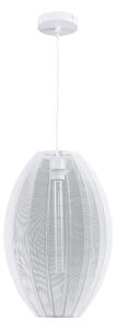 Luster na lanku KAREI 1xE27/20W/230V pr. 30 cm biela