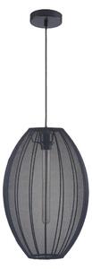 Luster na lanku KAREI 1xE27/20W/230V pr. 30 cm čierna