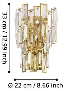Eglo 39615 - Nástenné svietidlo CALMEILLES 3xE14/25W/230V