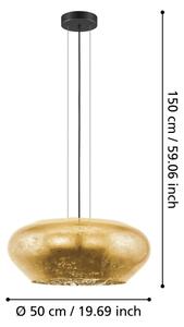Eglo 39595 - Luster na lanku PRIORAT 3xE27/20W/230V
