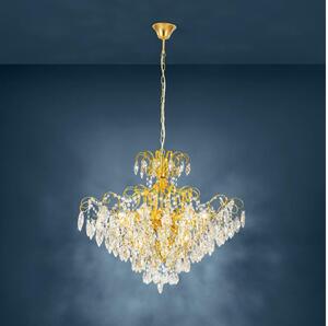 Eglo 39606 - Luster na reťazi FENOULLET 9xE14/25W/230V zlatá
