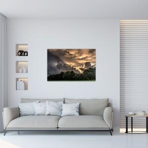 Obraz mračien a lesa (90x60 cm)