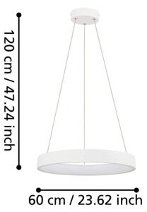 Eglo 39688 - LED Stmievateľný luster na lanku CAMPO ROSSO LED/34W/230V