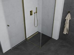 Mexen PRETORIA sprchovací kút 90x90cm, číre sklo/zlatý profil, 852-090-090-50-00