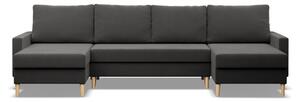 Sedacia súprava BLANK Comfort v tvare U sivá