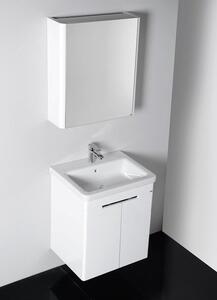 Sapho ELLA umývadlová skrinka 56,5x65x43cm, 2xdvierka, biela