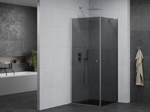 Mexen Pretoria sprchovací kút 90x90cm, 6mm sklo, chrómový profil-šedé sklo, 852-090-090-01-40