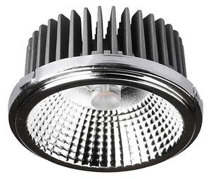LED Podhľadové bodové svietidlo LED/20W/230V 4000K pr. 11 cm lesklý chróm