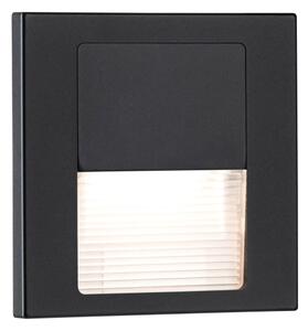 Paulmann 80001 - LED/1W Schodiskové svietidlo TSARO 230V Follow/čierna