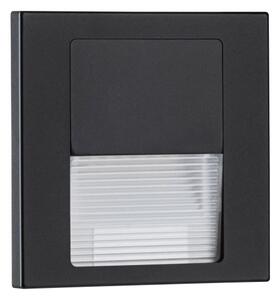 Paulmann 80001 - LED/1W Schodiskové svietidlo TSARO 230V Follow/čierna
