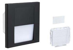 Paulmann 80001 - LED/1W Schodiskové svietidlo TSARO 230V Follow/čierna