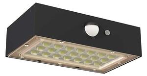 LED Solárny reflektor so senzorom pohybu LED/3,7V 1200mAh 4000K IP65 čierna