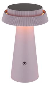 Globo 36624P - LED Stmievateľná solárna dotyková lampa LED/4W/3,7W IP54 ružová