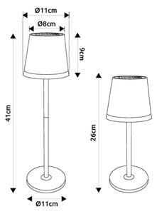 Globo 36637GM - LED Solárne svietidlo LED/0,6W/3V 3000K IP44 zlatá