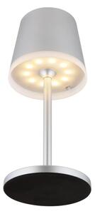 Globo 36637SM - LED Solárne svietidlo LED/0,6W/3V 3000K IP44 matný chróm