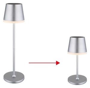 Globo 36637SM - LED Solárne svietidlo LED/0,6W/3V 3000K IP44 matný chróm