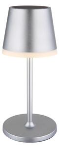 Globo 36637SM - LED Solárne svietidlo LED/0,6W/3V 3000K IP44 matný chróm