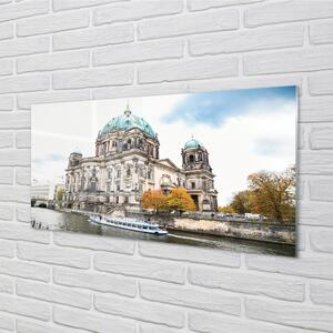 Nástenný panel  Nemecko Berlin Cathedral River 100x50 cm