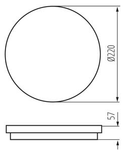 Kanlux 38789 - LED Vonk. svietidlo BENO LED/12/18W/230V 3000/3500/4000K IP65 ant