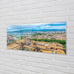 Sklenený obraz Španielsko Port pobreží mesto 120x60 cm 2 Prívesky
