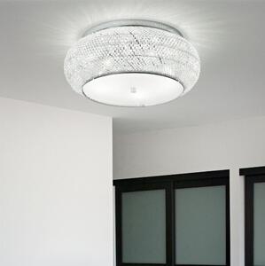 Ideal Lux - Krištáľové stropné svietidlo PASHA 6xE14/40W/230V pr. 40 cm chróm