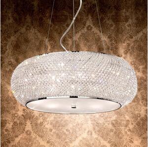 Ideal Lux - Krištáľový luster na lanku PASHA 6xE14/40W/230V pr. 40cm lesklý chróm