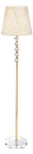 Ideal Lux - Krištáľová stojacia lampa QUEEN 1xE27/60W/230V zlatá