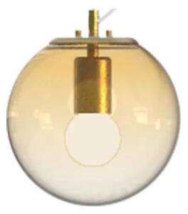 Ideal Lux - Luster na lanku MAPA 1xE27/42W/230V pr. 20 cm zlatá/dymová