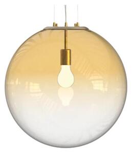 Ideal Lux - Luster na lanku MAPA 1xE27/42W/230V pr. 50 cm zlatá/dymová