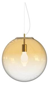 Ideal Lux - Luster na lanku MAPA 1xE27/42W/230V pr. 40 cm zlatá/dymová