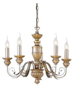 Ideal Lux - Luster na reťazi FIRENZE 5xE14/40W/230V pr. 55 cm zlatá