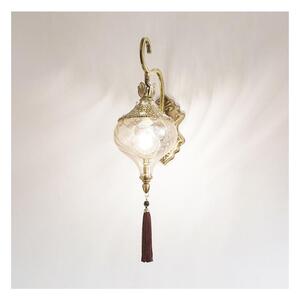 Ideal Lux - Nástenná lampa HAREM 1xE27/42W/230V mosadz