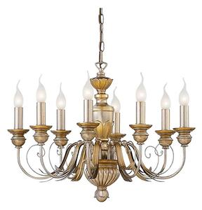 Ideal Lux - Luster na reťazi FIRENZE 8xE14/40W/230V pr. 64 cm zlatá